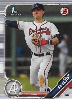 #BD-128 Beau Philip - Atlanta Braves - 2019 Bowman Draft Baseball