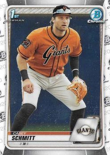 #BD-129 Casey Schmitt - San Francisco Giants - 2020 Bowman Draft - Chrome Baseball
