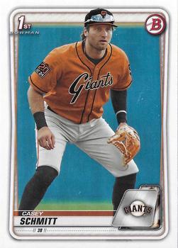 #BD-129 Casey Schmitt - San Francisco Giants - 2020 Bowman Draft Baseball