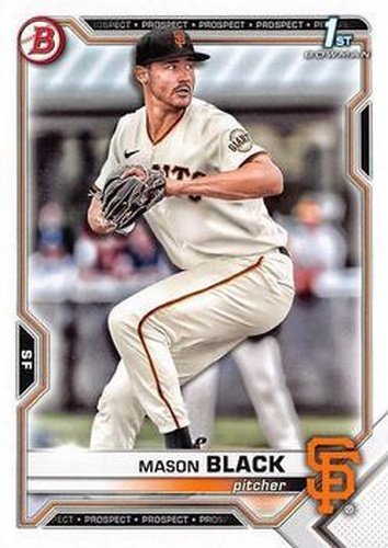 #BD-129 Mason Black - San Francisco Giants - 2021 Bowman Draft Baseball