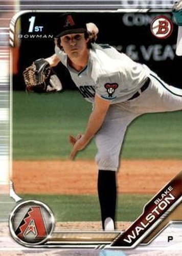 #BD-12 Blake Walston - Arizona Diamondbacks - 2019 Bowman Draft Baseball