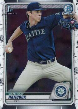 #BD-12 Emerson Hancock - Seattle Mariners - 2020 Bowman Draft - Chrome Baseball