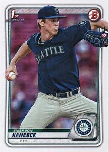 #BD-12 Emerson Hancock - Seattle Mariners - 2020 Bowman Draft Baseball