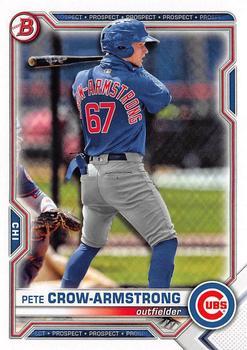 #BD-12 Pete Crow-Armstrong - Chicago Cubs - 2021 Bowman Draft Baseball