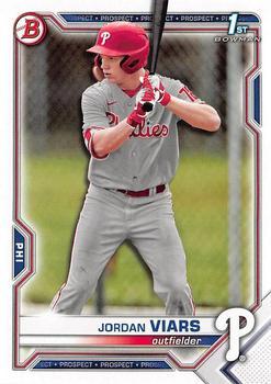 #BD-132 Jordan Viars - Philadelphia Phillies - 2021 Bowman Draft Baseball