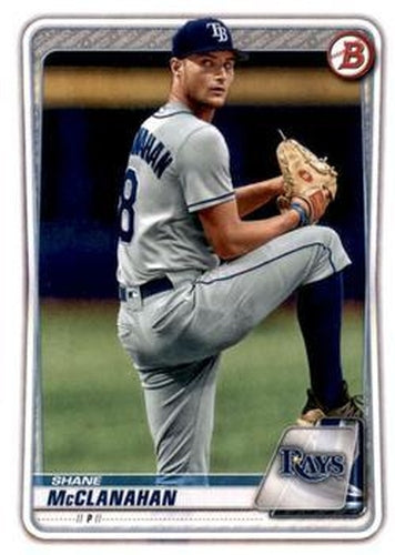 #BD-135 Shane McClanahan - Tampa Bay Rays - 2020 Bowman Draft - Chrome Baseball
