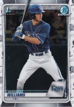 #BD-136 Alika Williams - Tampa Bay Rays - 2020 Bowman Draft - Chrome Baseball