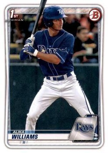 #BD-136 Alika Williams - Tampa Bay Rays - 2020 Bowman Draft Baseball