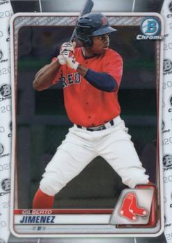 #BD-137 Gilberto Jimenez - Boston Red Sox - 2020 Bowman Draft - Chrome Baseball