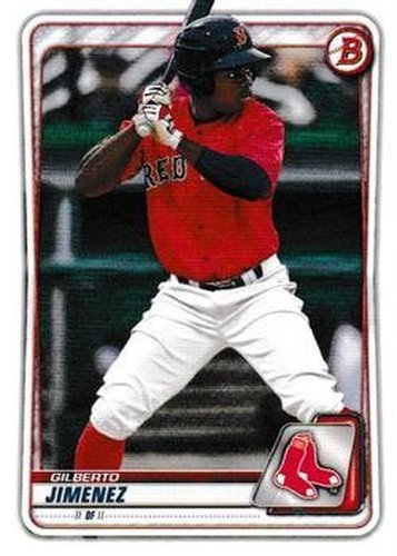 #BD-137 Gilberto Jimenez - Boston Red Sox - 2020 Bowman Draft Baseball