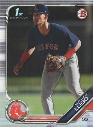 #BD-139 Matthew Lugo - Boston Red Sox - 2019 Bowman Draft Baseball