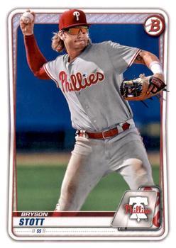 #BD-140 Bryson Stott - Philadelphia Phillies - 2020 Bowman Draft - Chrome Baseball
