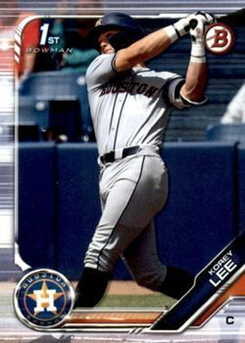#BD-140 Korey Lee - Houston Astros - 2019 Bowman Draft Baseball