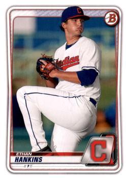#BD-141 Ethan Hankins - Cleveland Indians - 2020 Bowman Draft Baseball