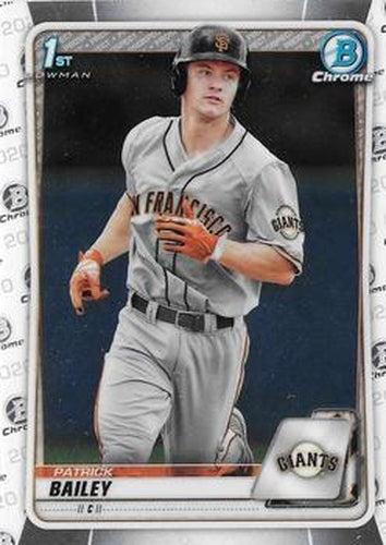#BD-146 Patrick Bailey - San Francisco Giants - 2020 Bowman Draft - Chrome Baseball