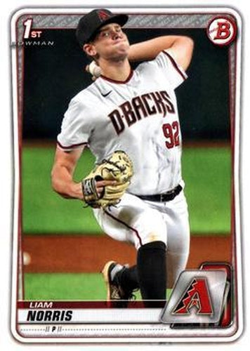 #BD-147 Liam Norris - Arizona Diamondbacks - 2020 Bowman Draft - Chrome Baseball