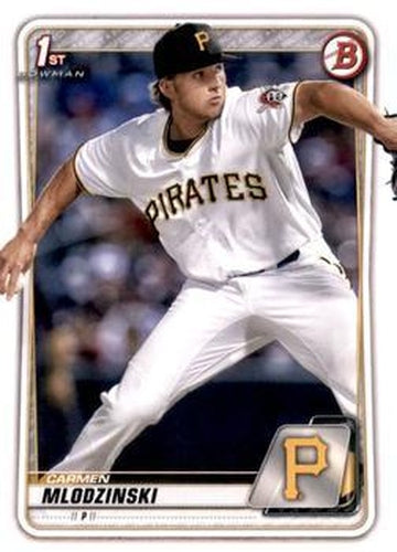 #BD-149 Carmen Mlodzinski - Pittsburgh Pirates - 2020 Bowman Draft - Chrome Baseball