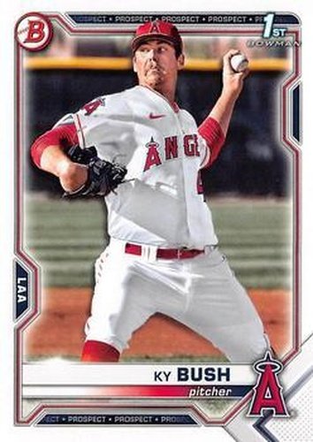 #BD-149 Ky Bush - Los Angeles Angels - 2021 Bowman Draft Baseball