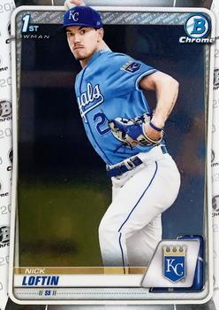 #BD-14 Nick Loftin - Kansas City Royals - 2020 Bowman Draft - Chrome Baseball