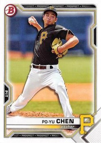 #BD-151 Po-Yu Chen - Pittsburgh Pirates - 2021 Bowman Draft Baseball