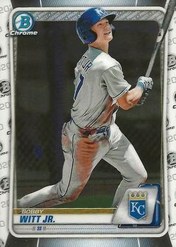 #BD-152 Bobby Witt Jr. - Kansas City Royals - 2020 Bowman Draft - Chrome Baseball