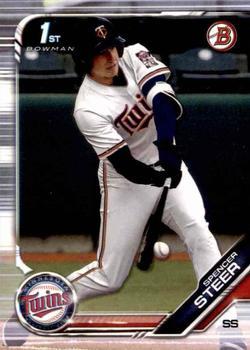 #BD-153 Spencer Steer - Minnesota Twins - 2019 Bowman Draft Baseball