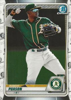 #BD-155 Robert Puason - Oakland Athletics - 2020 Bowman Draft - Chrome Baseball