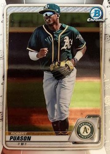 #BD-155b Robert Puason - Oakland Athletics - 2020 Bowman Draft - Chrome Baseball