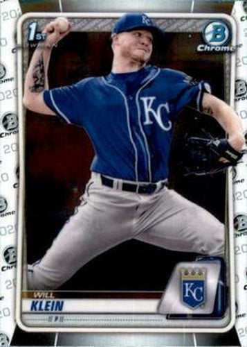 #BD-157 Will Klein - Kansas City Royals - 2020 Bowman Draft - Chrome Baseball