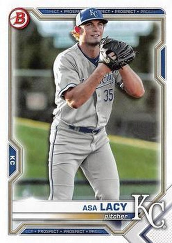 #BDC-158 - Asa Lacy - Kansas City Royals - 2021 Bowman Draft - Chrome Baseball