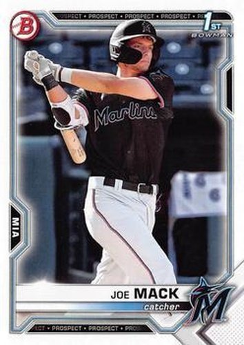 #BD-159 Joe Mack - Miami Marlins - 2021 Bowman Draft Baseball