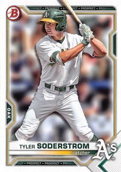 #BD-15 Tyler Soderstrom - Oakland Athletics - 2021 Bowman Draft Baseball