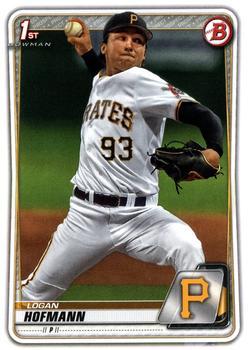 #BD-160 Logan Hofmann - Pittsburgh Pirates - 2020 Bowman Draft Baseball