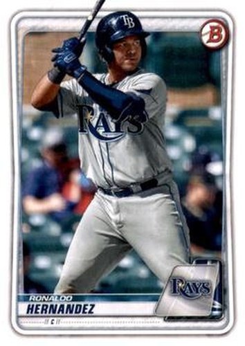 #BD-161 Ronaldo Hernandez - Tampa Bay Rays - 2020 Bowman Draft - Chrome Baseball