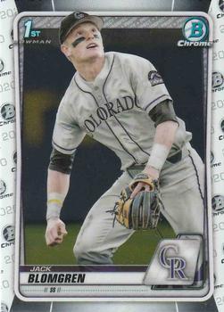 #BD-162 Jack Blomgren - Colorado Rockies - 2020 Bowman Draft - Chrome Baseball