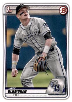 #BD-162 Jack Blomgren - Colorado Rockies - 2020 Bowman Draft Baseball