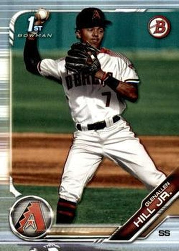 #BD-167 Glenallen Hill Jr. - Arizona Diamondbacks - 2019 Bowman Draft Baseball