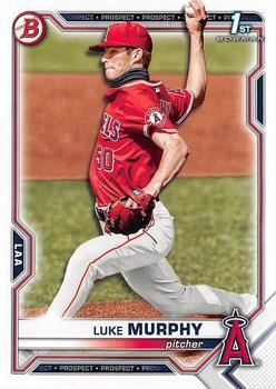 #BD-167 Luke Murphy - Los Angeles Angels - 2021 Bowman Draft Baseball