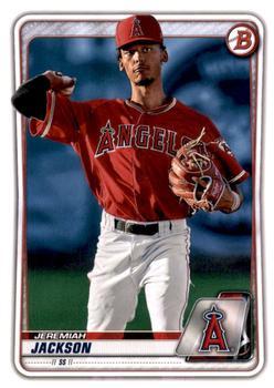 #BD-169 Jeremiah Jackson - Los Angeles Angels - 2020 Bowman Draft - Chrome Baseball