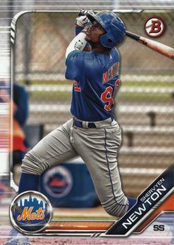 #BD-169 Shervyen Newton - New York Mets - 2019 Bowman Draft Baseball