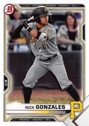 #BDC-16 - Nick Gonzales - Pittsburgh Pirates - 2021 Bowman Draft - Chrome Baseball