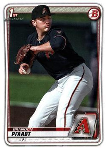#BD-171 Brandon Pfaadt - Arizona Diamondbacks - 2020 Bowman Draft Baseball