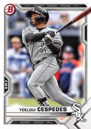 #BDC-171b - Yoelqui Cespedes - Chicago White Sox - 2021 Bowman Draft - Chrome Baseball