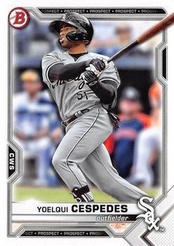 #BD-171 Yoelqui Cespedes - Chicago White Sox - 2021 Bowman Draft Baseball