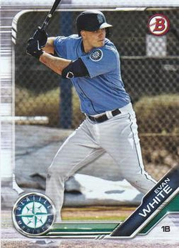 #BD-172 Evan White - Seattle Mariners - 2019 Bowman Draft Baseball