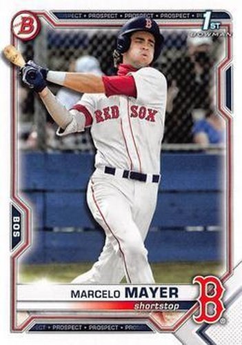 #BD-174 Marcelo Mayer - Boston Red Sox - 2021 Bowman Draft Baseball