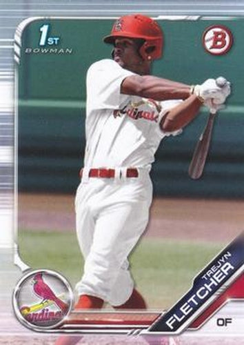 #BD-174 Trejyn Fletcher - St. Louis Cardinals - 2019 Bowman Draft Baseball