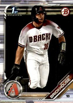 #BD-175 Spencer Brickhouse - Arizona Diamondbacks - 2019 Bowman Draft Baseball
