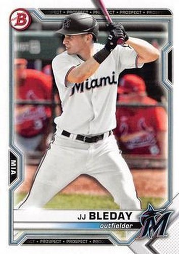 #BD-17 JJ Bleday - Miami Marlins - 2021 Bowman Draft Baseball