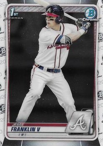 #BD-17 Jesse Franklin V - Atlanta Braves - 2020 Bowman Draft - Chrome Baseball